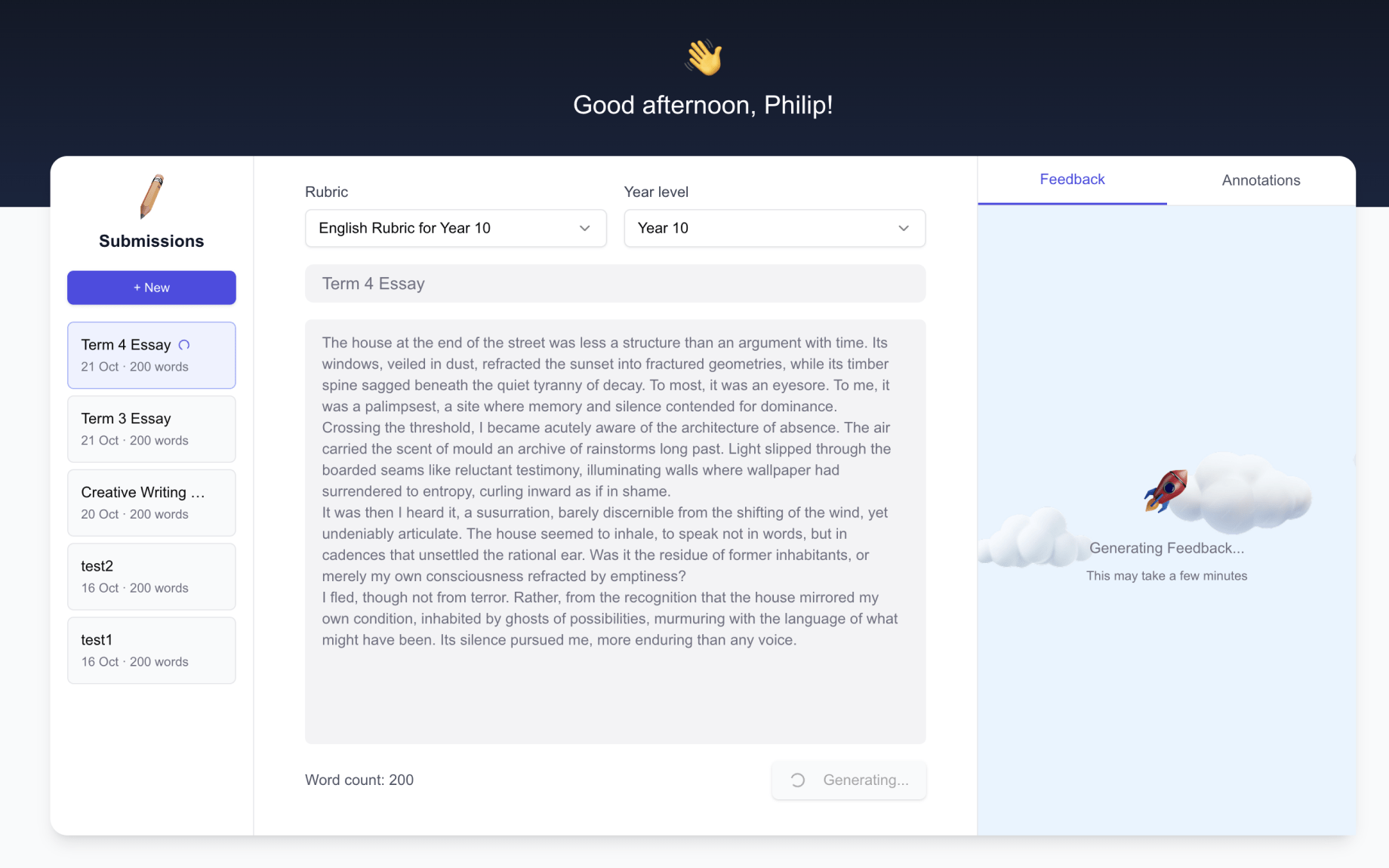 MarkMyWords AI Upload Agent